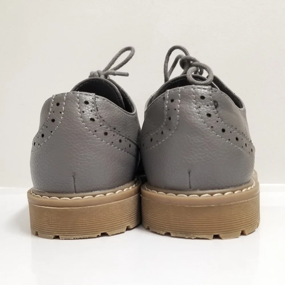 NORDSTROM Boy's Sawyer Lace Up Gray Dress Shoe 3M